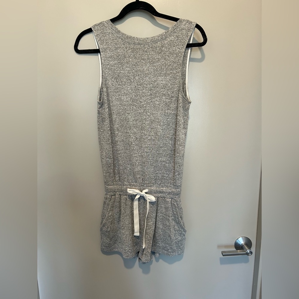 Aritzia Grey Knit Romper